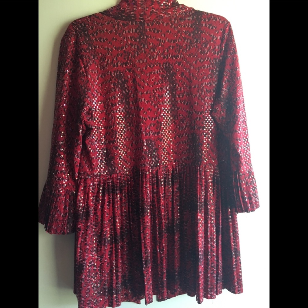 Red Cheetah Print Cardigan